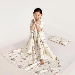 2025春夏A类全棉纯棉纱布防踢被睡袋婴儿薄款夏季宝宝夏凉轻薄