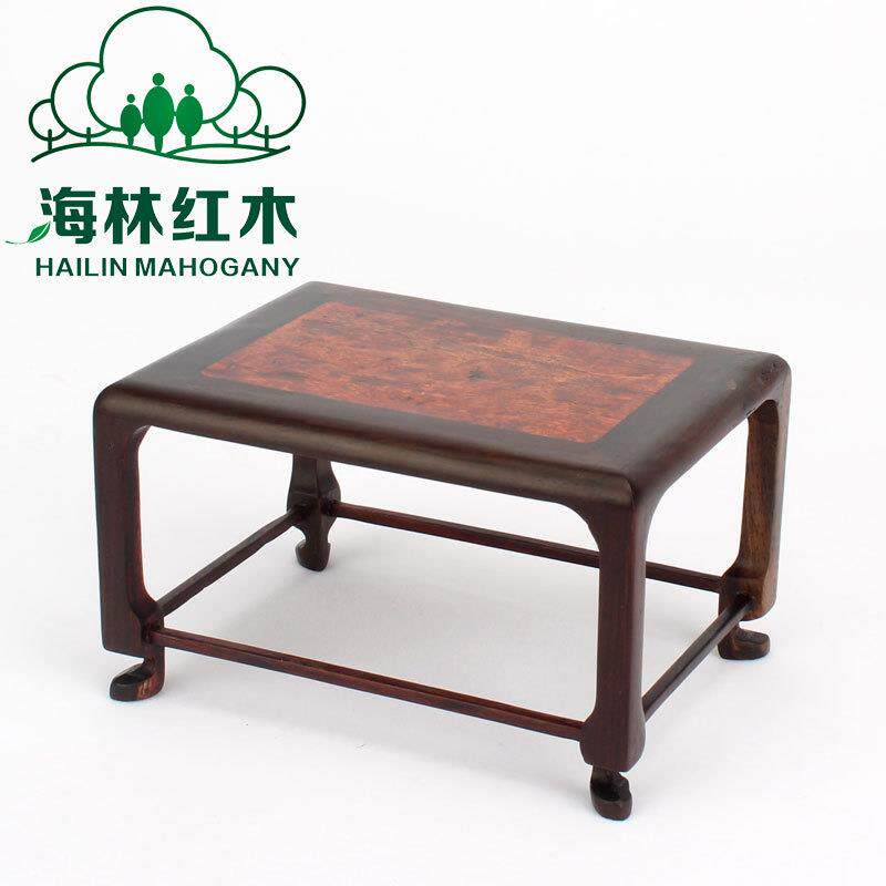 红木小花盆架子酸枝木质花瓶紫砂壶托架工艺品底座小花几