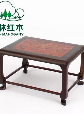 红木小花盆架子酸枝木质花瓶紫砂壶托架工艺品底座小花几