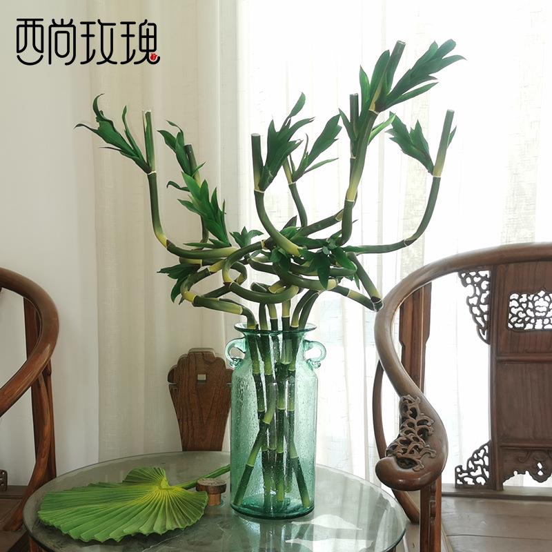 植物富贵竹子插花艺装饰品摆件假花摆设客厅餐桌茶几落地绿植图片