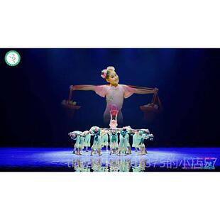 正品特色少儿挑舞蹈花花喜庆节目挑演出服装定制花花花篮道具花挑