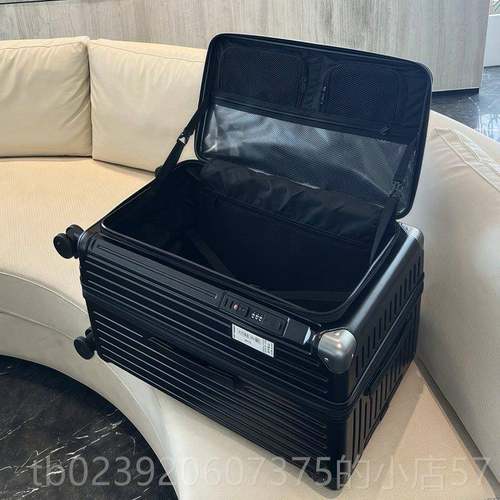 正品新款侧开 盖行李箱女防爆五轮旅行密箱扩展拉男容杆箱大量登