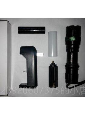 正品1650le电dQ5射战术强光手筒 机械无极变焦 远可8充电防水包邮