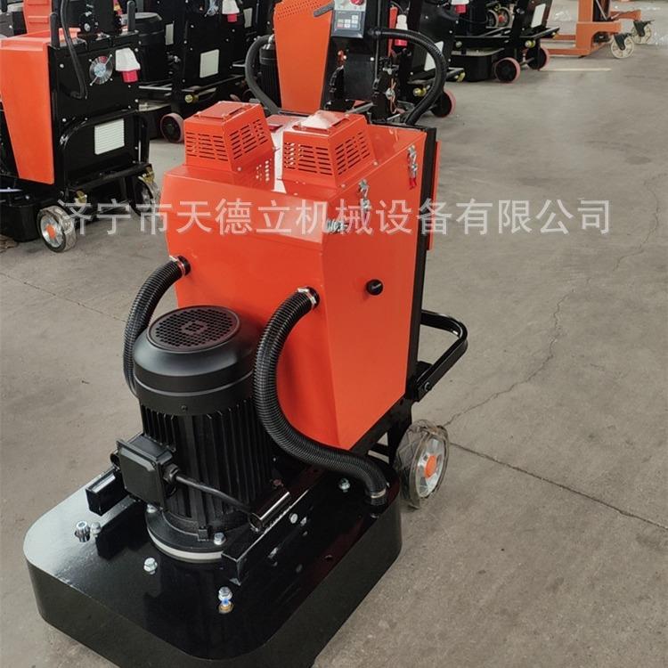 630型吸尘固化地坪研磨机环氧水泥地面车库混凝土磨地机环保12头