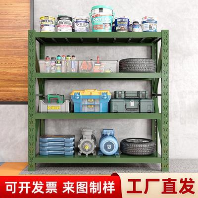 仓储货架钢制多层可调节储物架仓库库房货物架加厚重型货架