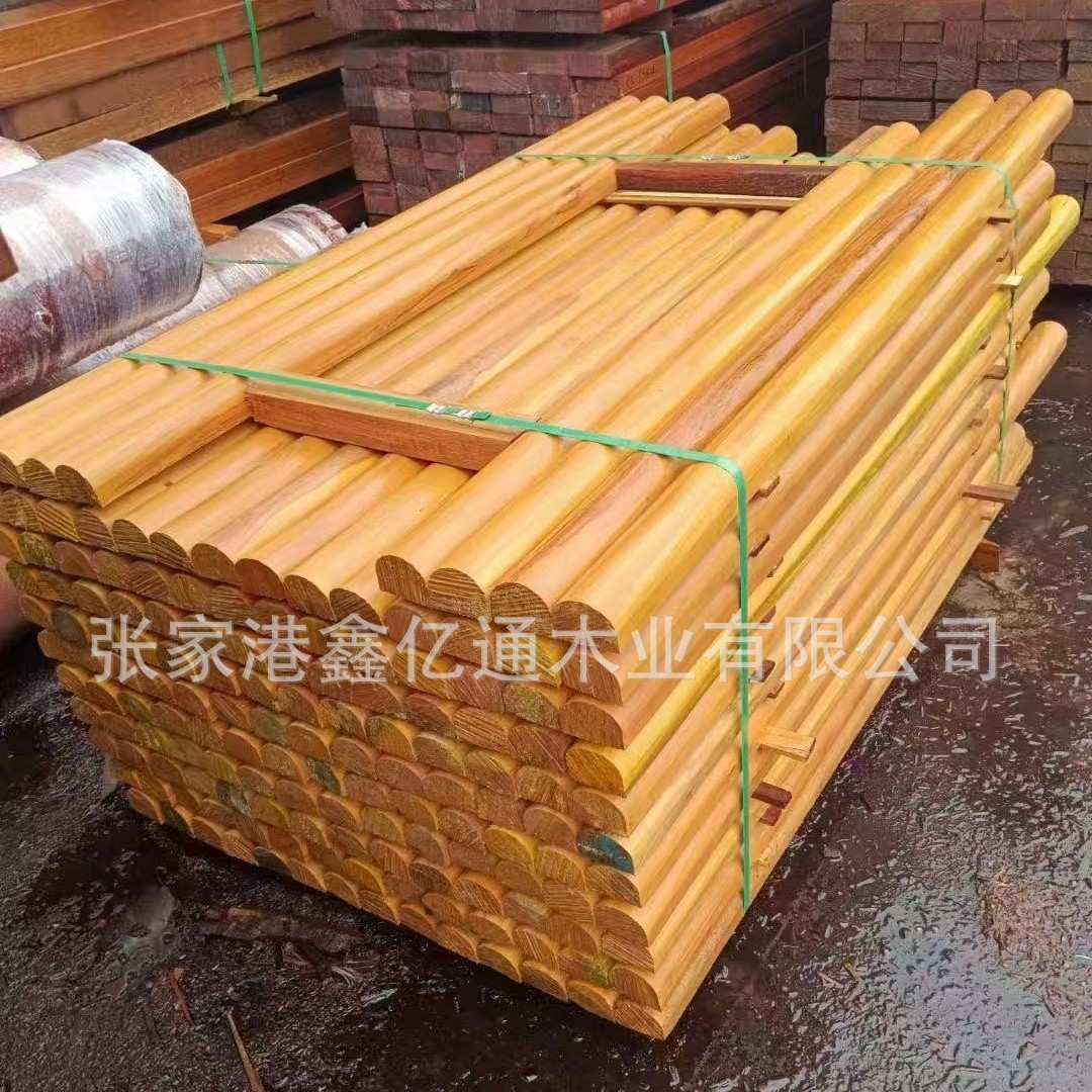 黄硬木 原木板材 巴蒂木材黄花梨木 加工工程防腐木户外木料黄檀