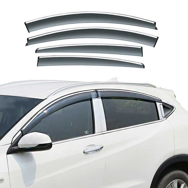 专用于本田HR-V晴雨挡缤智VEZEL车窗雨眉防雨条 注塑加厚雨