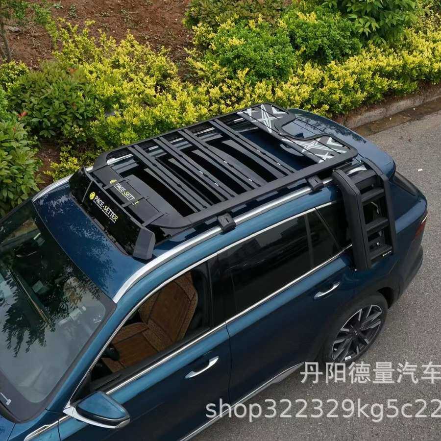 适用于吉利星越L行李架 行李框 折叠爬梯 吉利星越L车顶平台