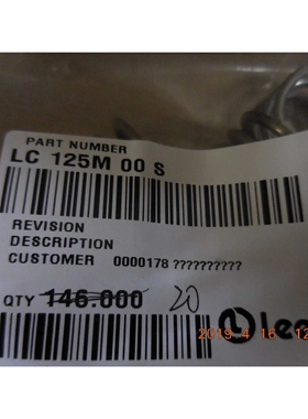 LEE SPRING  LC125M 00 S
