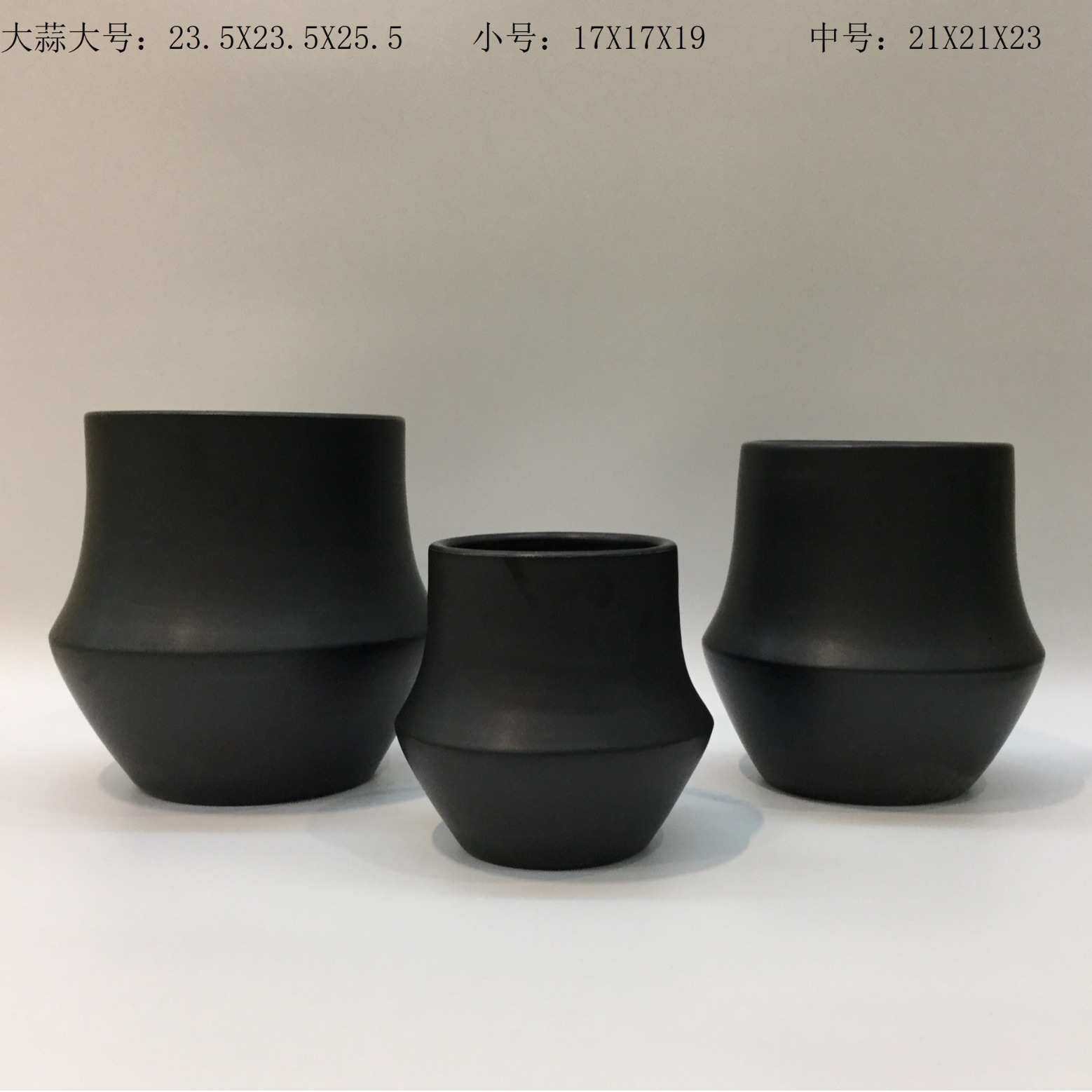 新中式陶瓷花瓶摆件样板房居家客厅书房玄关插花花器软装工艺品