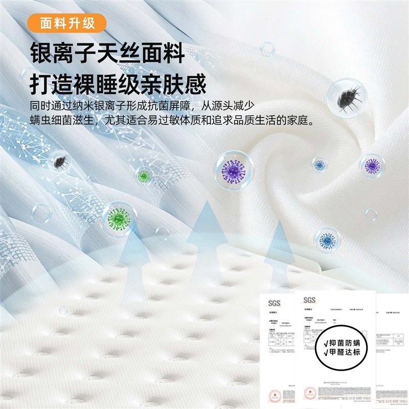 席梦思家庭用床垫子180x200弹簧床垫20cm厚租房椰棕硬垫乳胶软垫