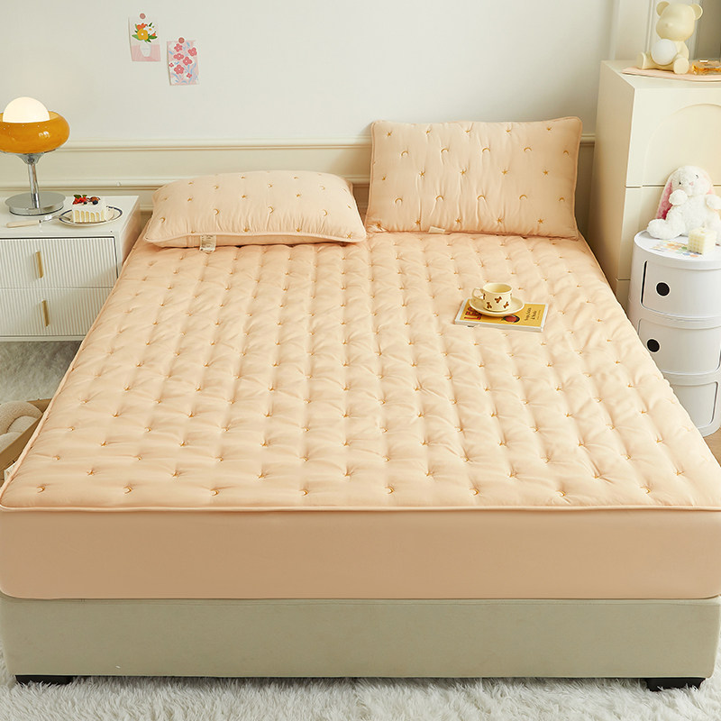 加厚夹棉床笠单件床罩2023新款全包隔脏床垫保护罩防尘罩床单罩套,床上用品,床笠,淘宝优惠券,粉丝福利购,淘宝优惠卷