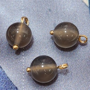 10mm12mm玛瑙圆珠纽扣旗袍唐装汉服服饰扣子新中式服饰辅料配饰扣