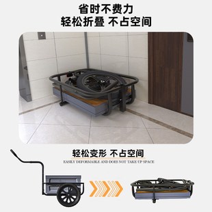 正火家用取快递小拉车小推车买菜拉货购物手推车露营车营地拖车