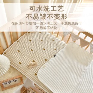 新生婴儿床单纯棉a类宝宝春夏季 床垫幼儿园儿童定制午睡垫子 薄款