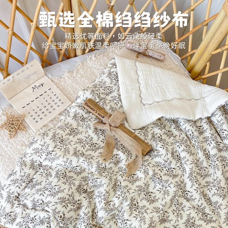 婴儿被子四季通用新生婴儿被子纯棉a类春夏空调被儿童宝宝薄盖被