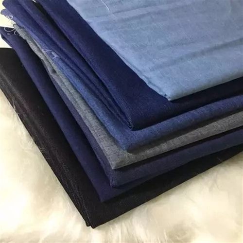 薄厚款水洗牛仔布料布头纯色牛仔厚款裤子面料外套服饰围裙DIY