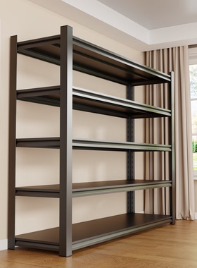 仓储货架置物架多层落地仓库阳台储物架杂物间地下室钢制收纳铁架