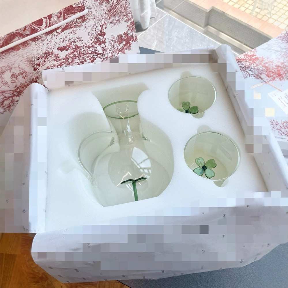 D 家冷水壶家用果茶壶大容量花茶壶白开水扎壶醒酒器四叶草凉水壶