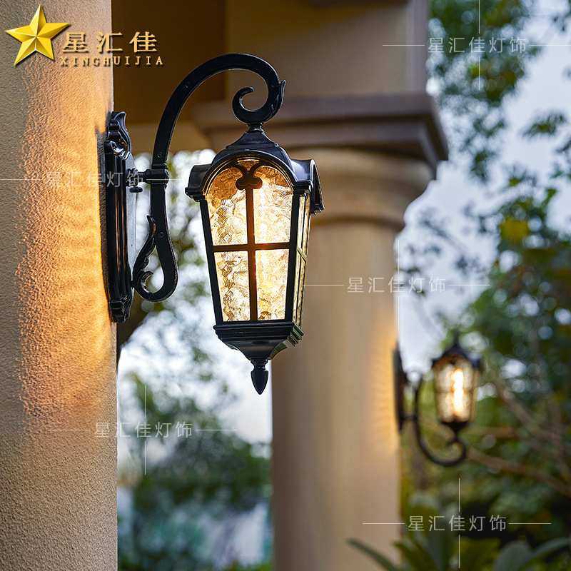 户外壁灯防水室外庭院欧式复古阳台花园别墅大门口围墙美式外墙灯