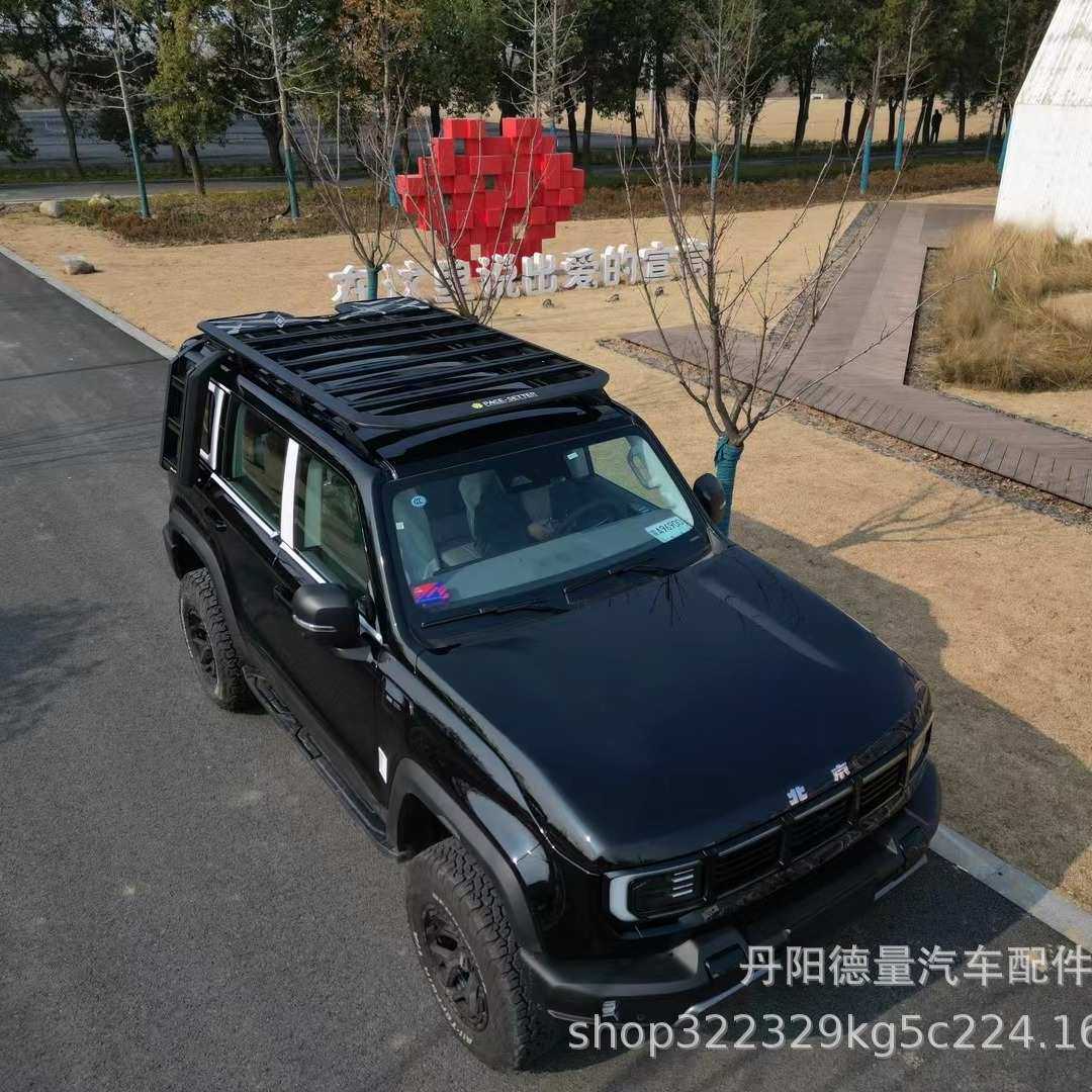 适用于24款北汽BJ40行李架 车顶行李框侧边爬梯 24款BJ4