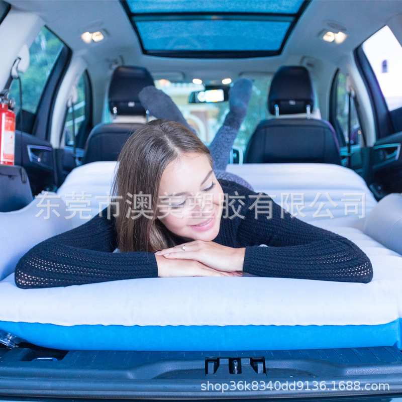 厂家直供亚马逊车用充气床多功能SUV车载床垫沙发型气垫便携款
