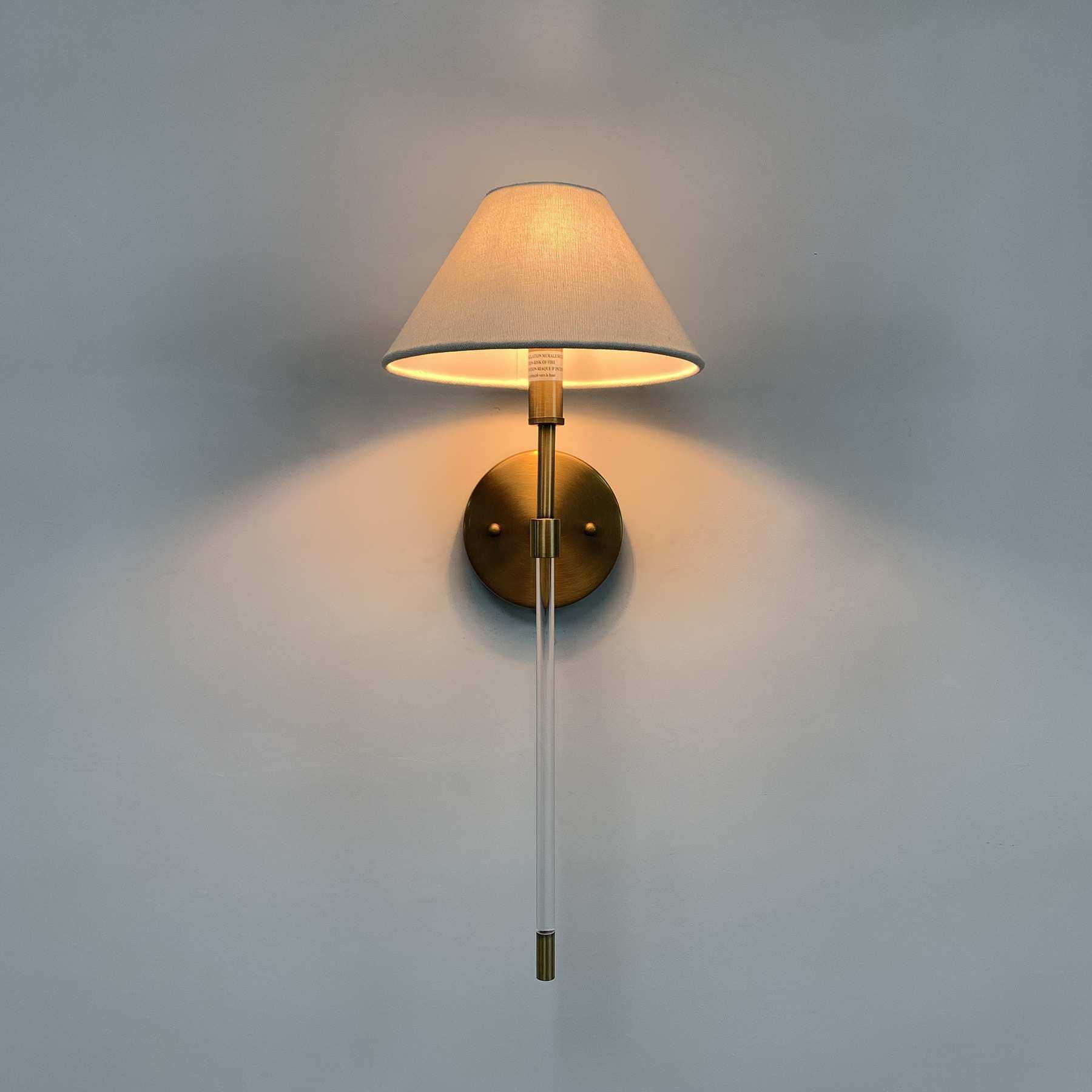 北欧轻奢简约壁灯现代新中式客厅民宿电视背景墙床头卧室壁灯