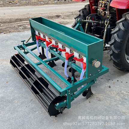 18-30马力小四轮8行小麦播种机小麦旱稻豆类条播机非免耕播种施肥