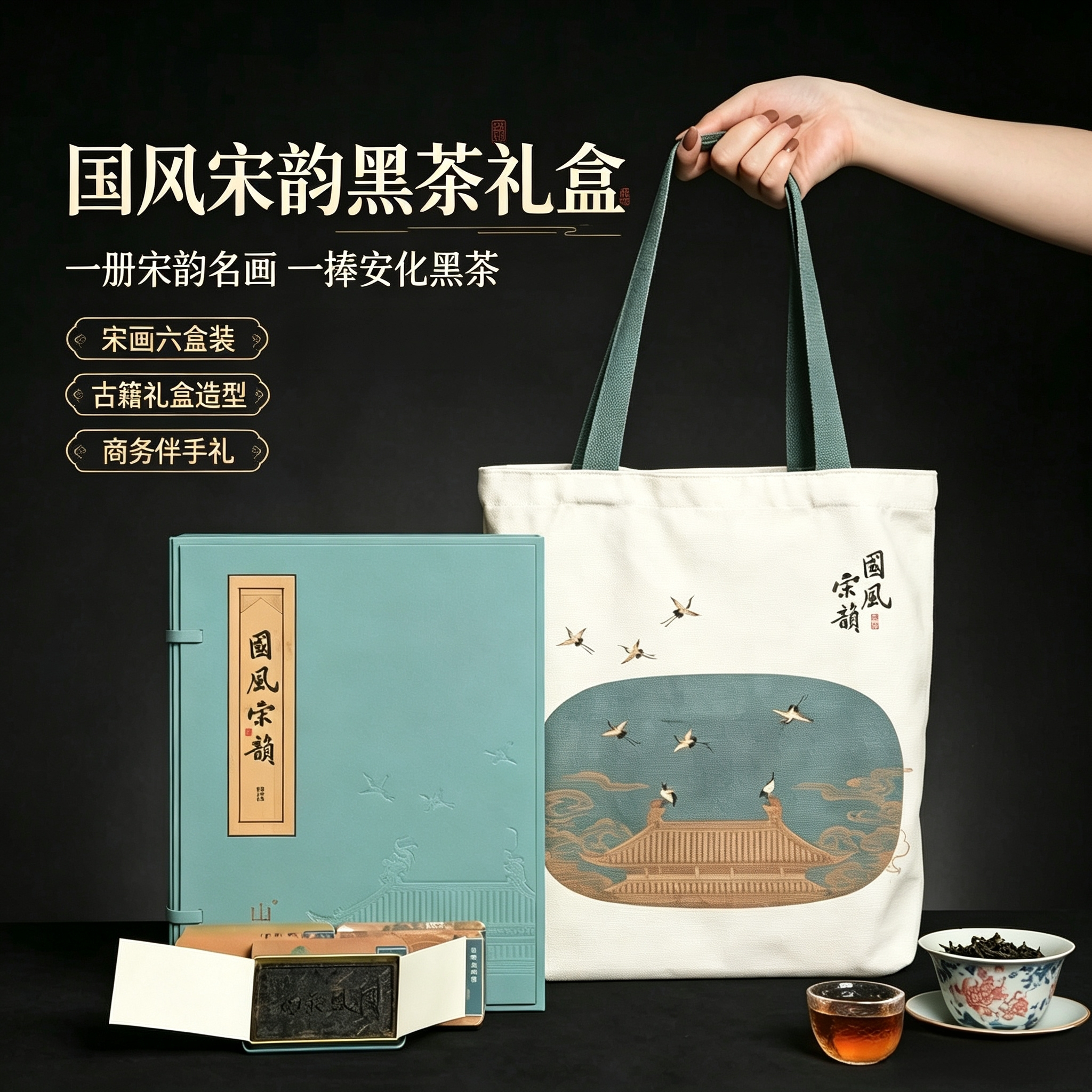 山生悦国风宋韵文创茶礼商务礼赠