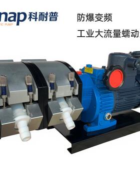 KONAP科耐普JL350工业大流量变频防爆铝合金双泵头蠕动泵厂家价格