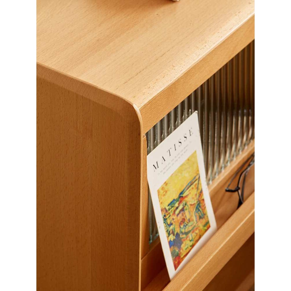 批实木床头柜现代简约卧室床头小型超窄置物柜收纳柜家用边柜储物