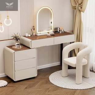 2025新款实木轻奢主卧室梳妆台高级感斗柜一体化妆台卧室化妆桌