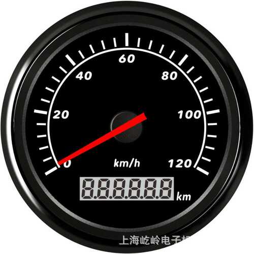 85mm指针脉冲速度表码表测速表 120km/h 200km/h 改装车船通用表