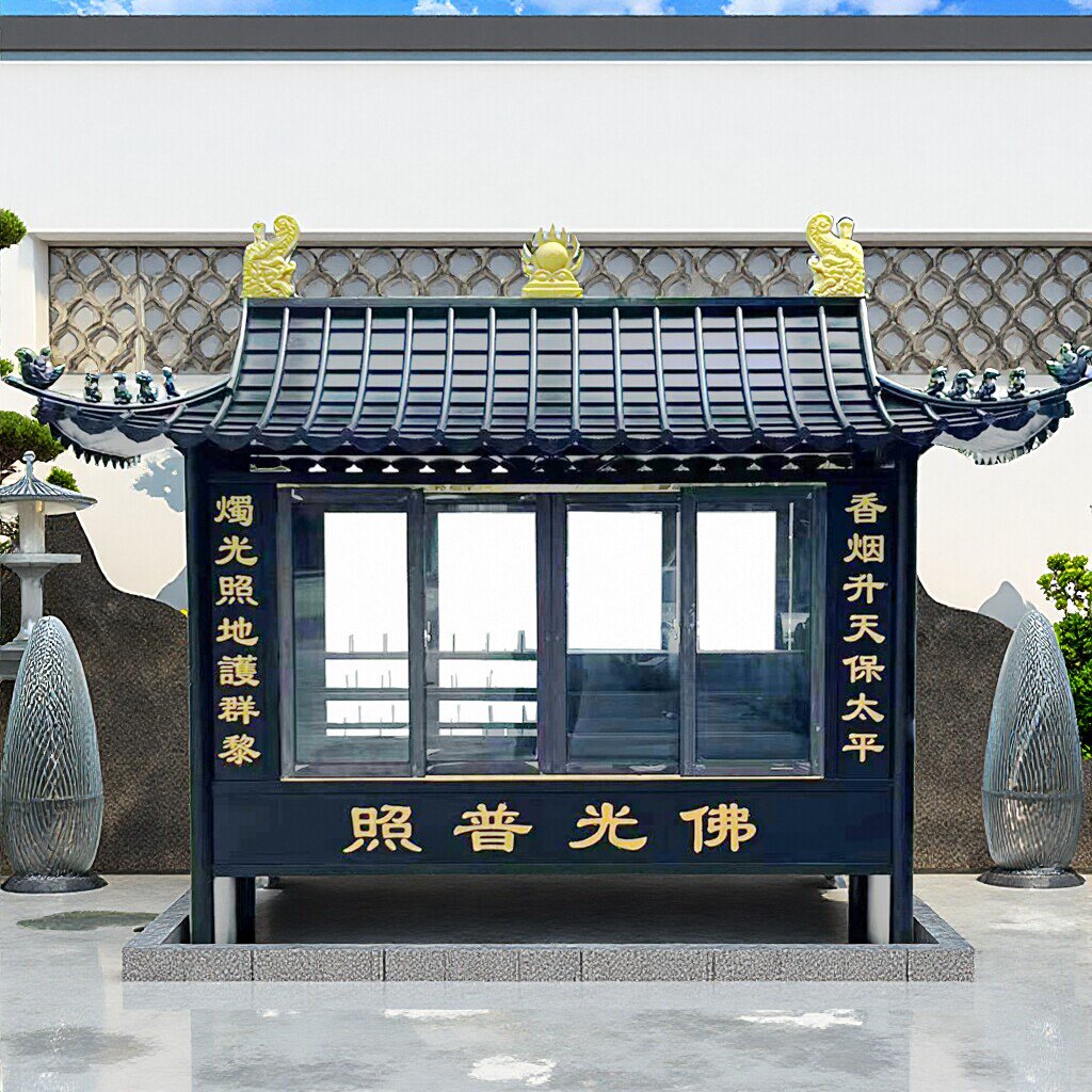 大型寺庙供灯房不锈钢蜡烛台防雨露天供灯房酥油灯烛台摆插烛台