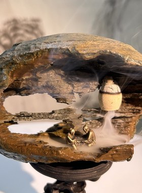 灵璧奇石龙胆石办公室客厅鱼缸摆件