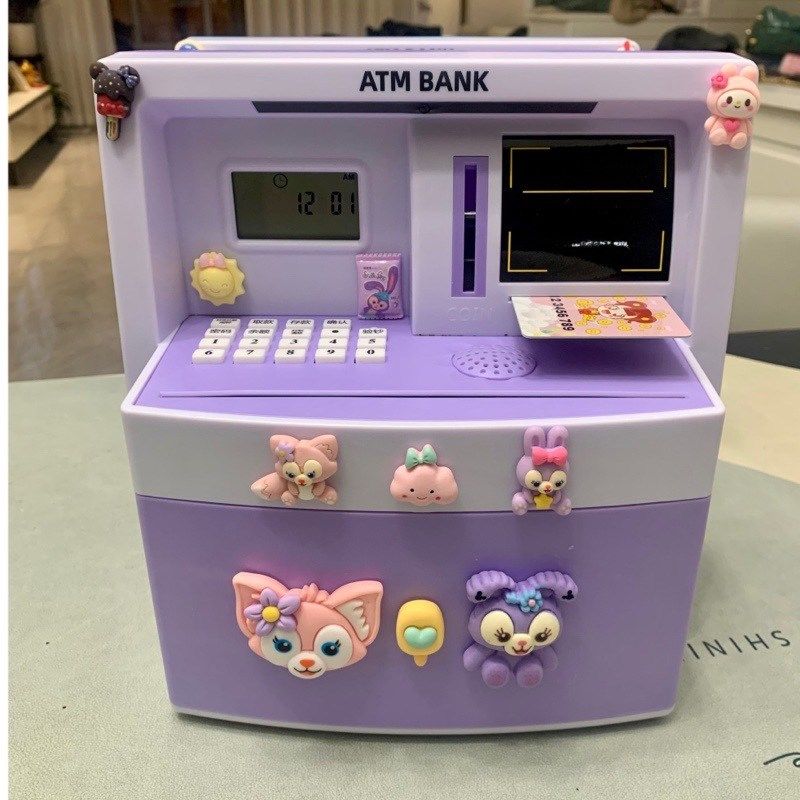 六一儿童节礼物创意玩具atm机存取钱罐男女孩小学生大号纸币智能