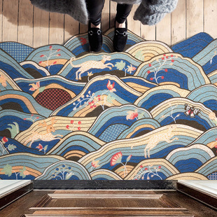 【进门地垫】开门见山日式入户可裁剪大面积地毯家用玄关门口门垫