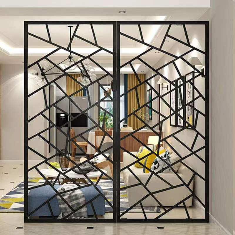定制中式铁艺简约大气风网格隔断墙屏风镂空客厅餐厅酒吧玄关吊顶,商业/办公家具,办公屏风/隔断,淘宝优惠券,粉丝福利购,淘宝优惠卷