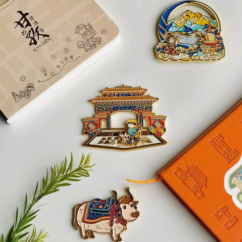 小牦牛冰箱贴藏区川西甘孜阿坝金属文创伴手礼