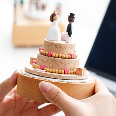 木质音乐盒装饰摆件儿童八音盒女生女童女孩闺蜜生日礼物结婚礼物