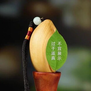 艺术雕刻黄杨木艺术品手把件升职器手把件盘完精雕文玩艺术品