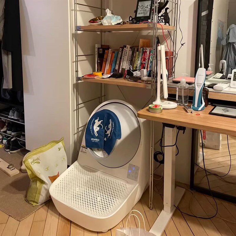 洗衣机置物架家用卫生间落地柜子洗衣机上方置物架猫砂盆架杂物架