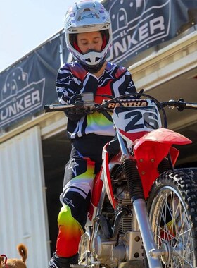 意大利a星越野摩托车骑行服套装透气林道场地车衣裤拉力赛FLUID