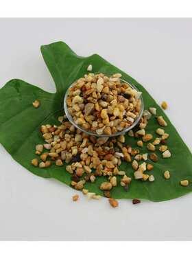 鱼缸金黄色水洗石4-6mm别墅花园鱼池造景鹅卵石工程装饰黄金砾石