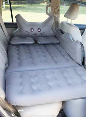 Inflatable Car Air Mattress Bed- Thickened Camping Bed