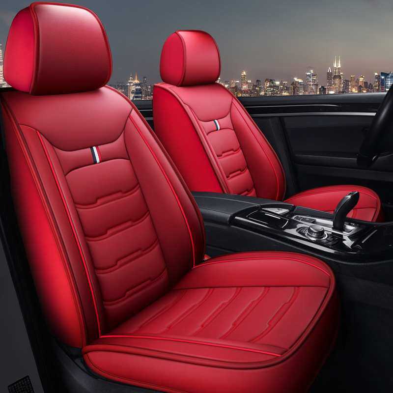 汽车座垫新款pu皮革五座小车全包座椅套四季通用坐垫一件代发
