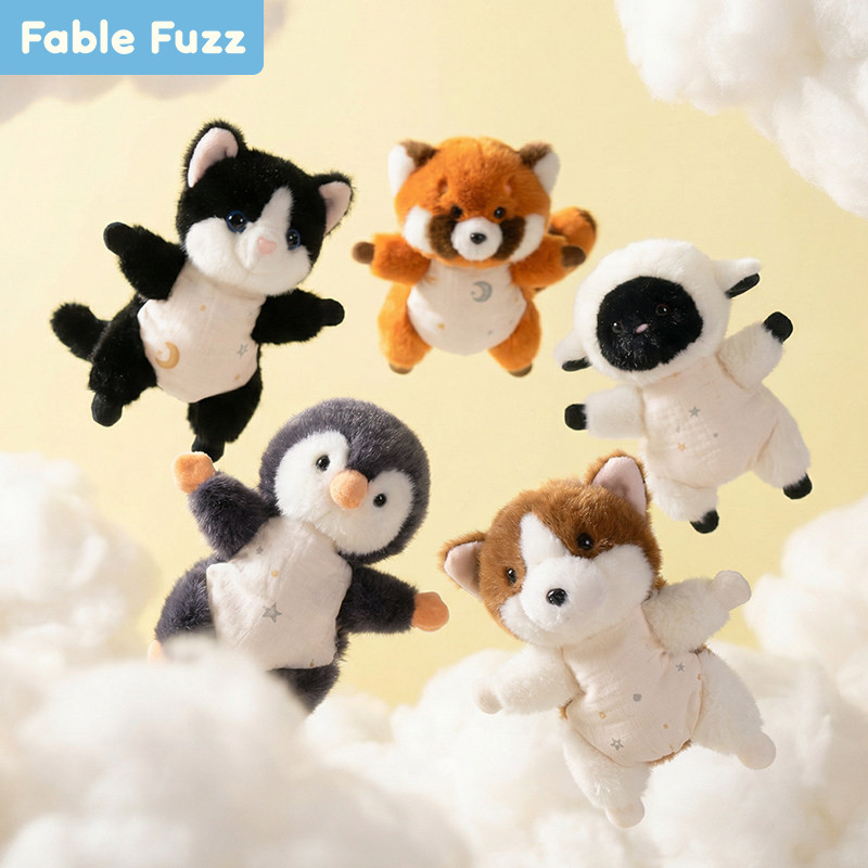 FableFuzz偶遇飞飞动物玩偶毛绒包包挂件可爱公仔玩具儿童礼物