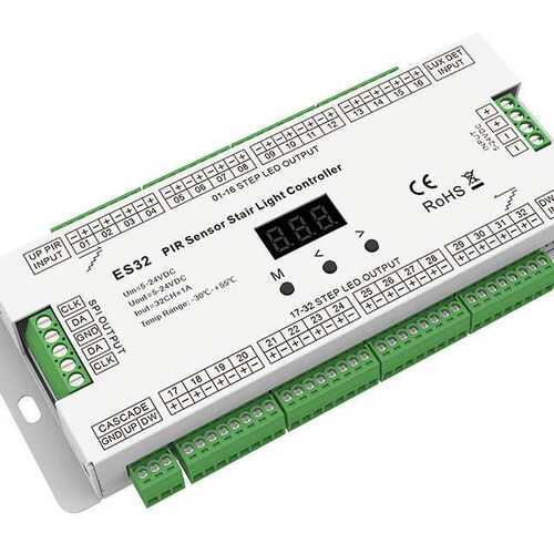 ES32 LED灯带控制器 5-24V人体感应开关楼梯灯控制器