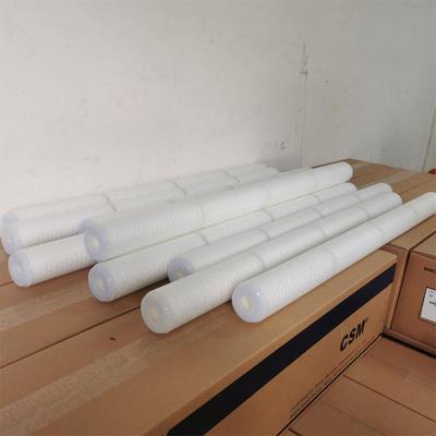 山泉水过滤杂质漂浮物精密过滤器2吨产水40寸微孔复合膜折叠滤芯