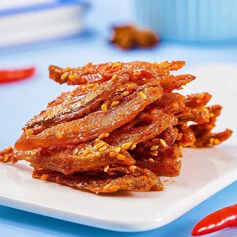 香辣银鱼仔散装500g即食袋装甜辣蜜汁芝麻小鱼仔酥脆鱼干过瘾小吃